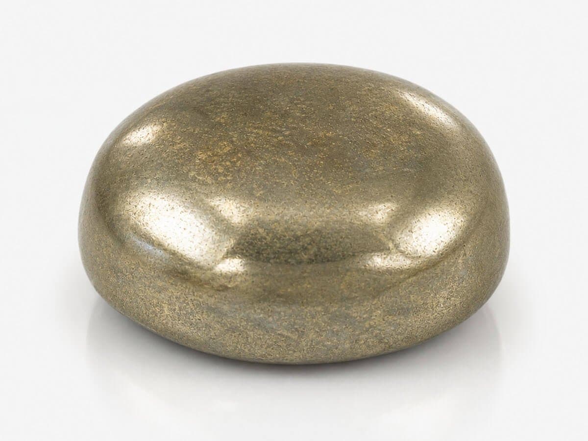 Metallic Pyrite stone (Fool's Gold) for wealth attraction and decor.