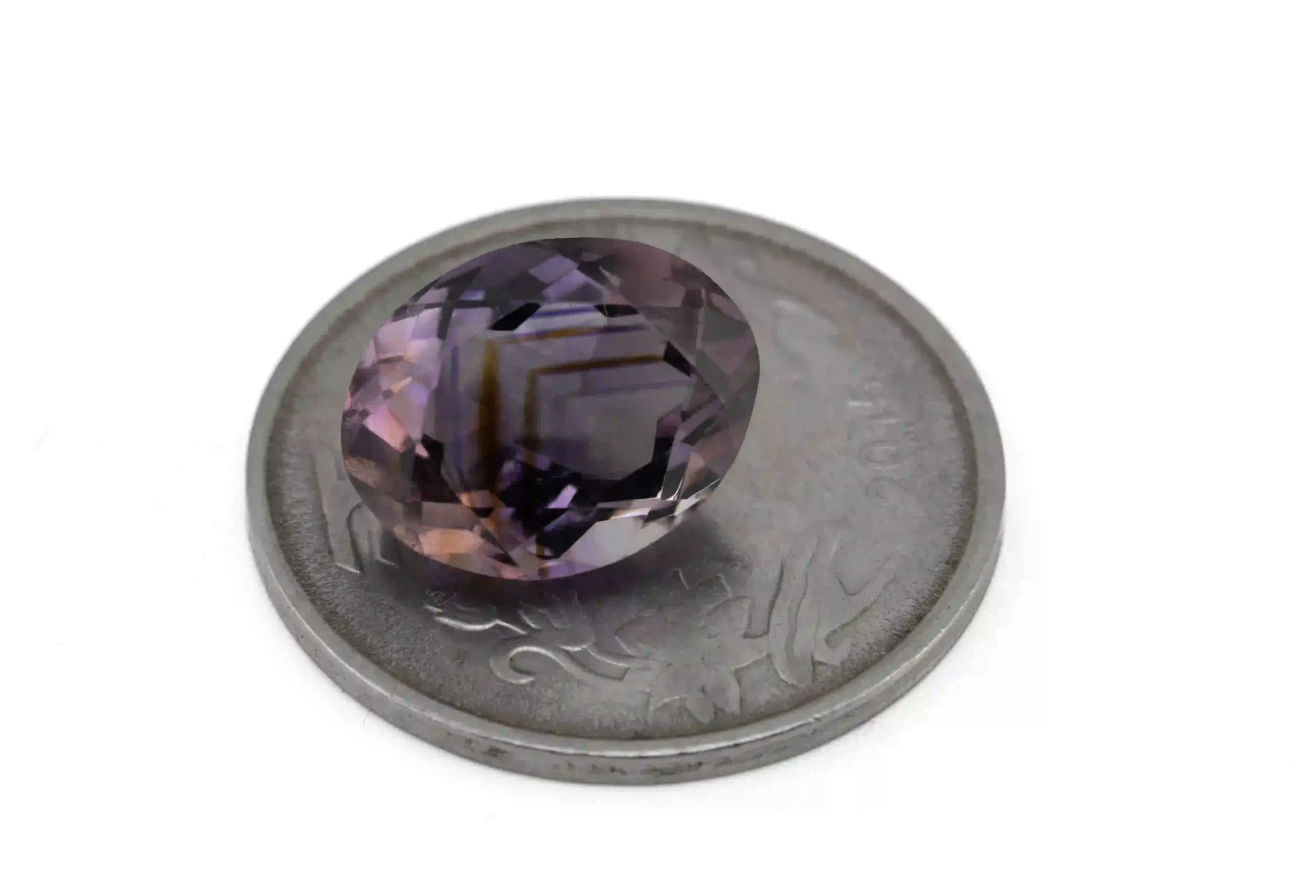 Amethyst Stone 6.42 Carat (7.05 Ratti) Jamunia Ratna - View #3