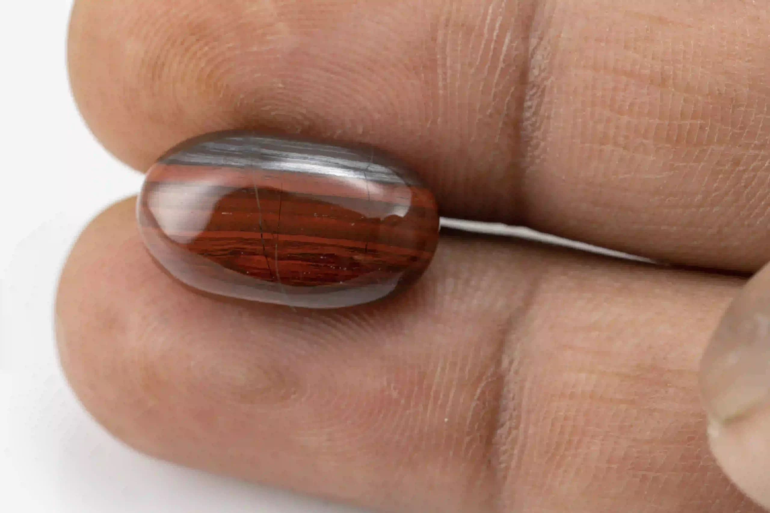 Red Jasper Stone 10.23 Carat (11.24 Ratti) - View #3