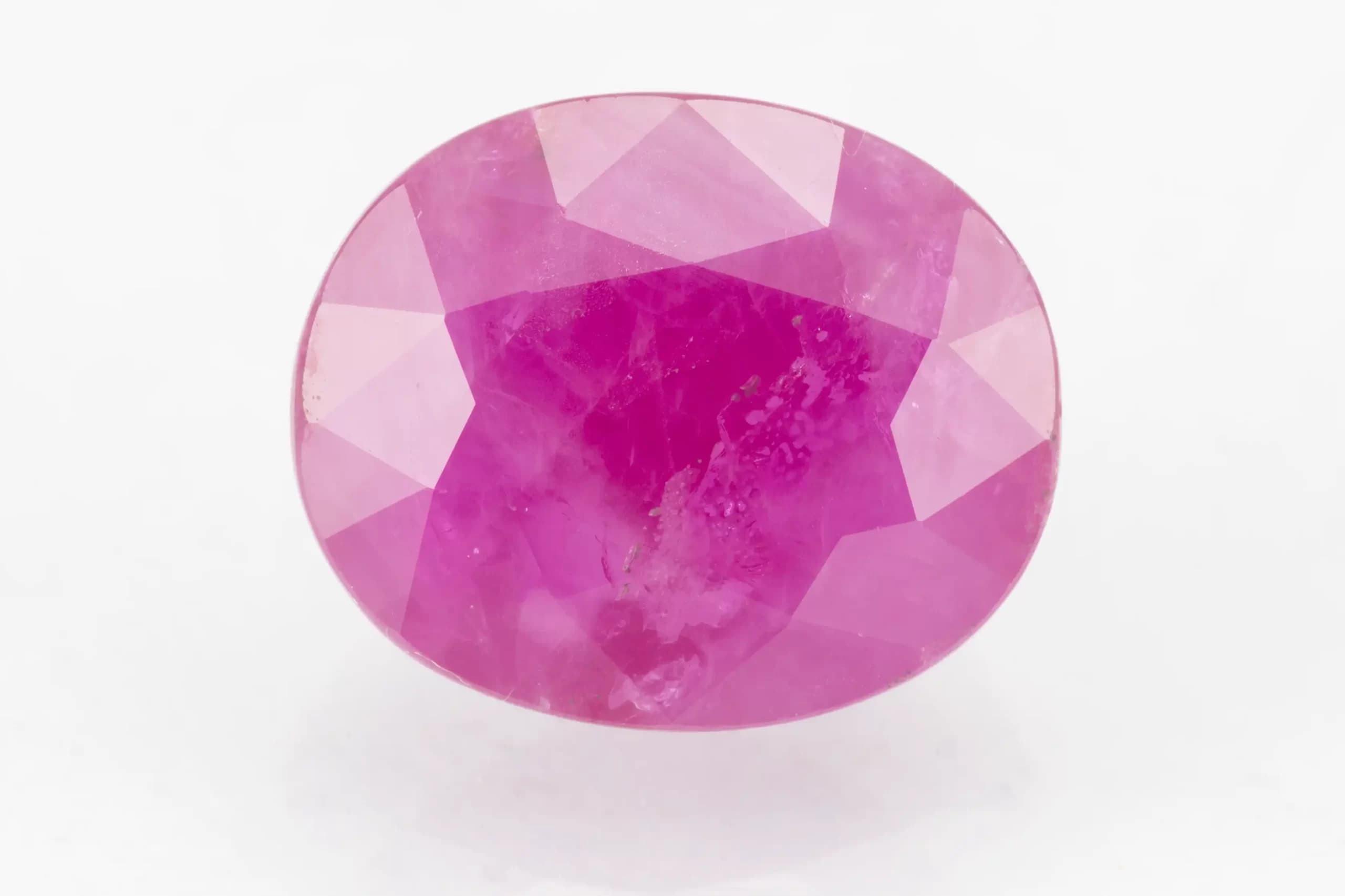 Mozambique Ruby Stone 6.45 Carat - 7.09 Ratti Manik Stone