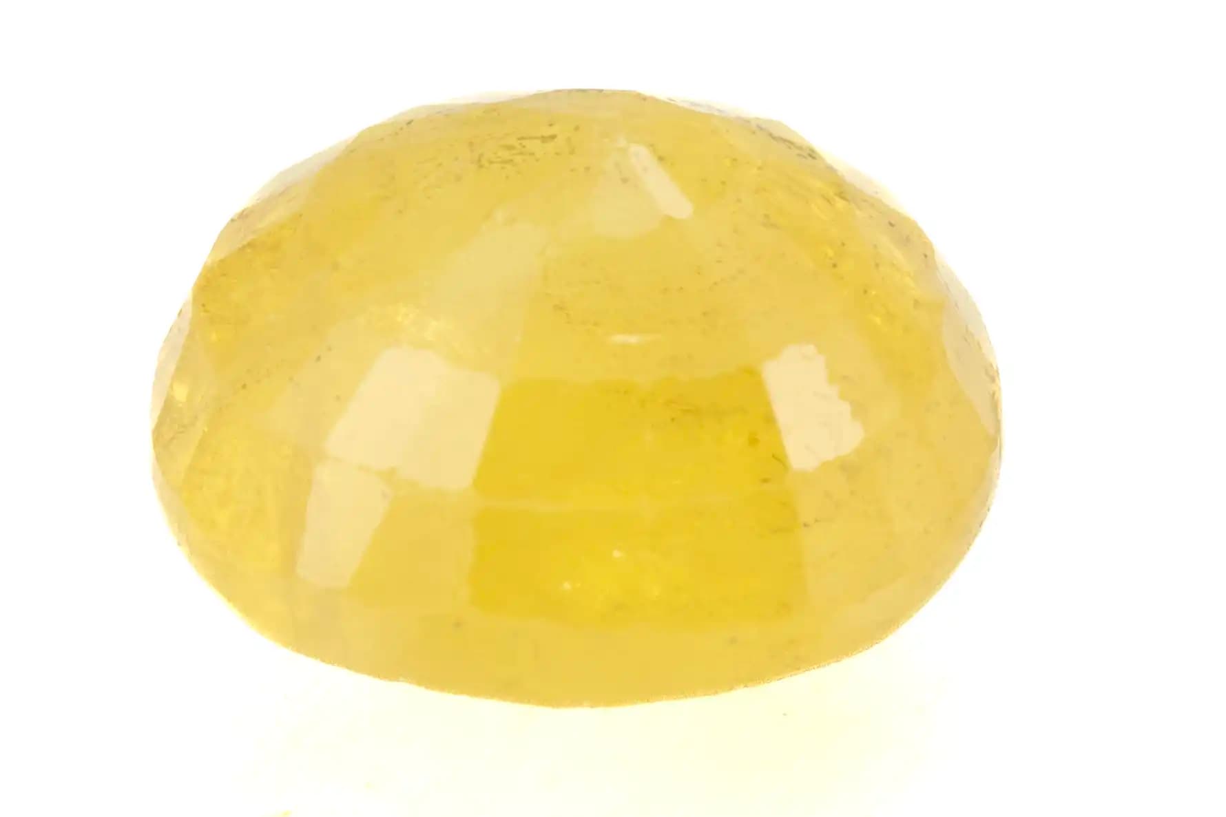 Natural Nigerian Yellow Sapphire – 4.50 Ratti (4.10 Carat) Pukhraj Stone - View #2