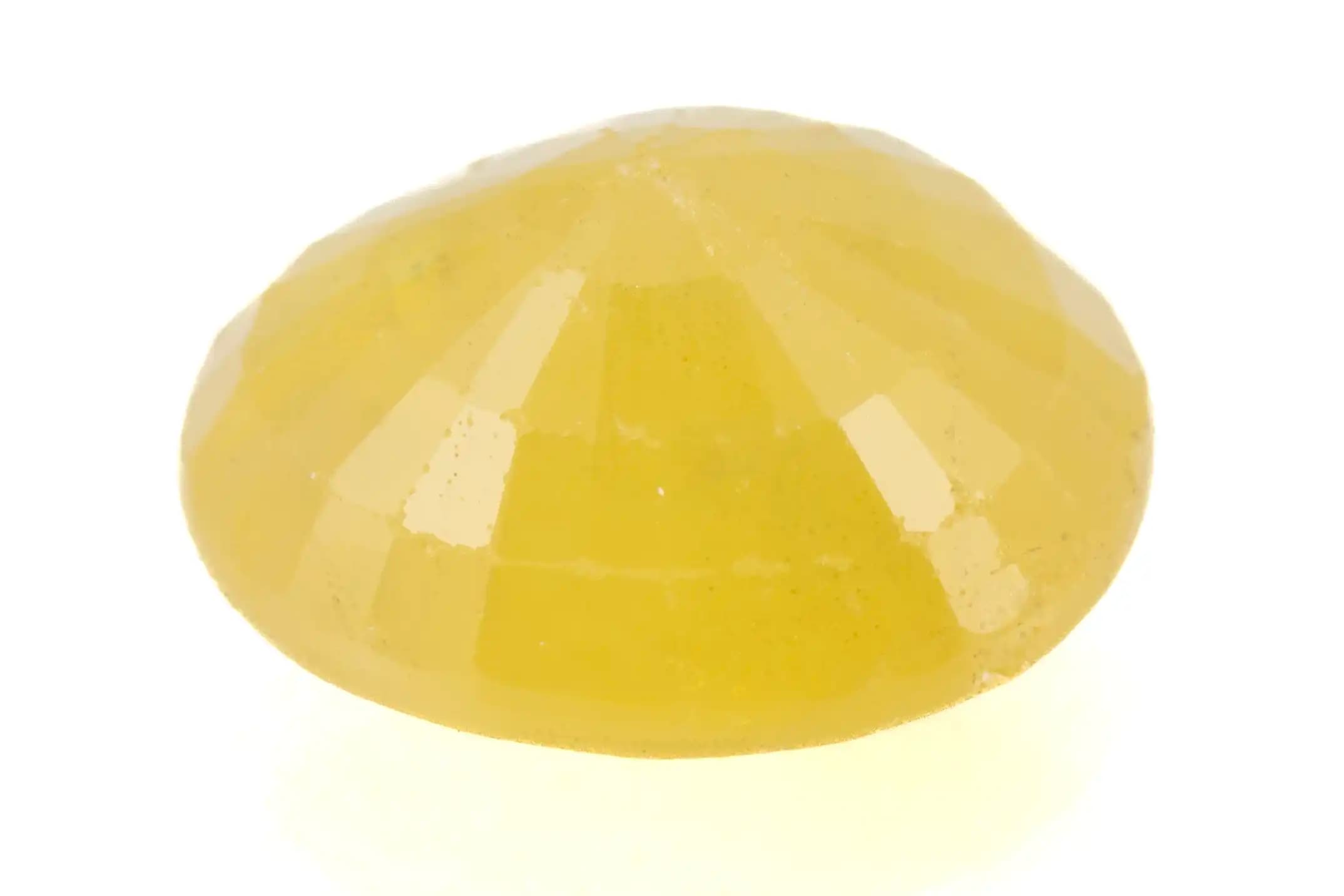 Natural Nigerian Yellow Sapphire – 4.50 Ratti (4.10 Carat) Pukhraj Stone - View #2