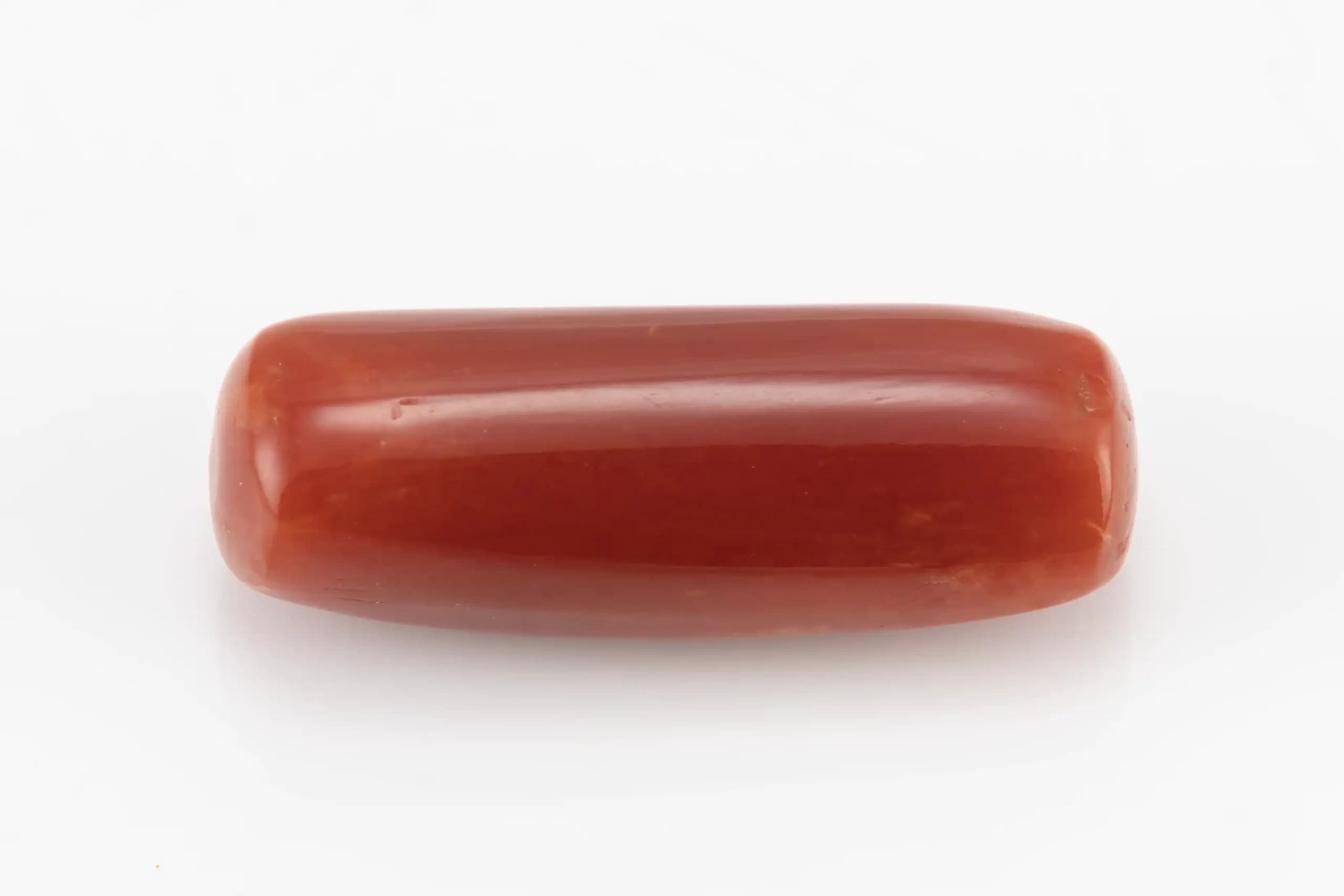 Moonga Stone 8.522 Ratti (7.755 Carat) - Italian Red Coral - View #1