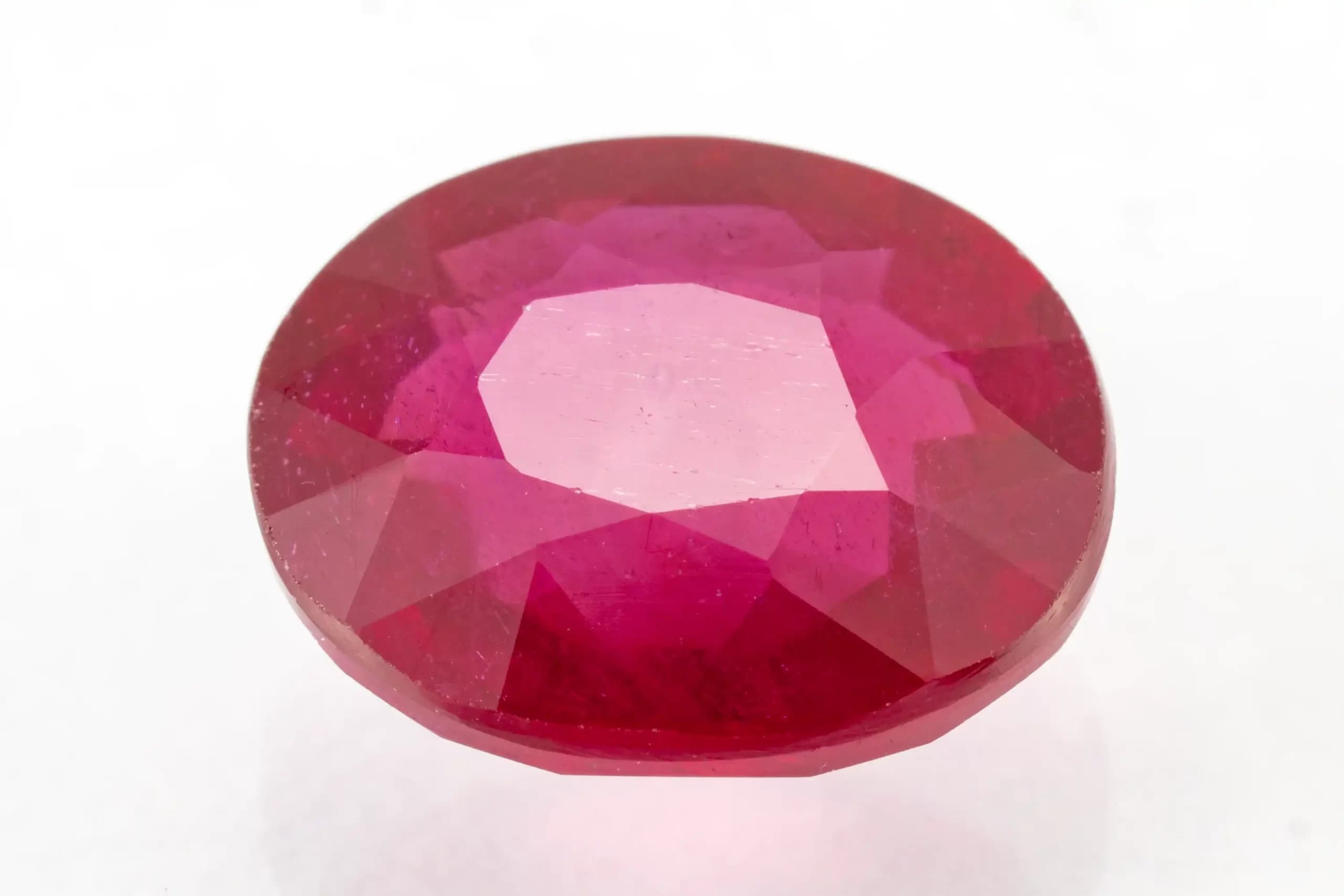 Manik Stone 6.43 Ratti - 5.85 Carat Ruby Stone - Bangkok A1 - View #1
