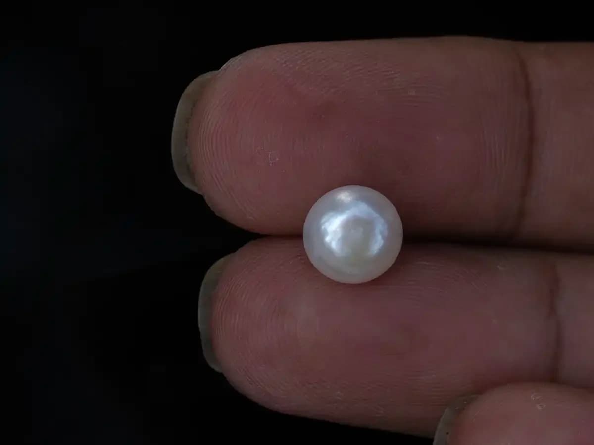 Cultured Pearl Stone (Moti Ratna) – 3.43 Carat (3.77 Ratti) - View #3