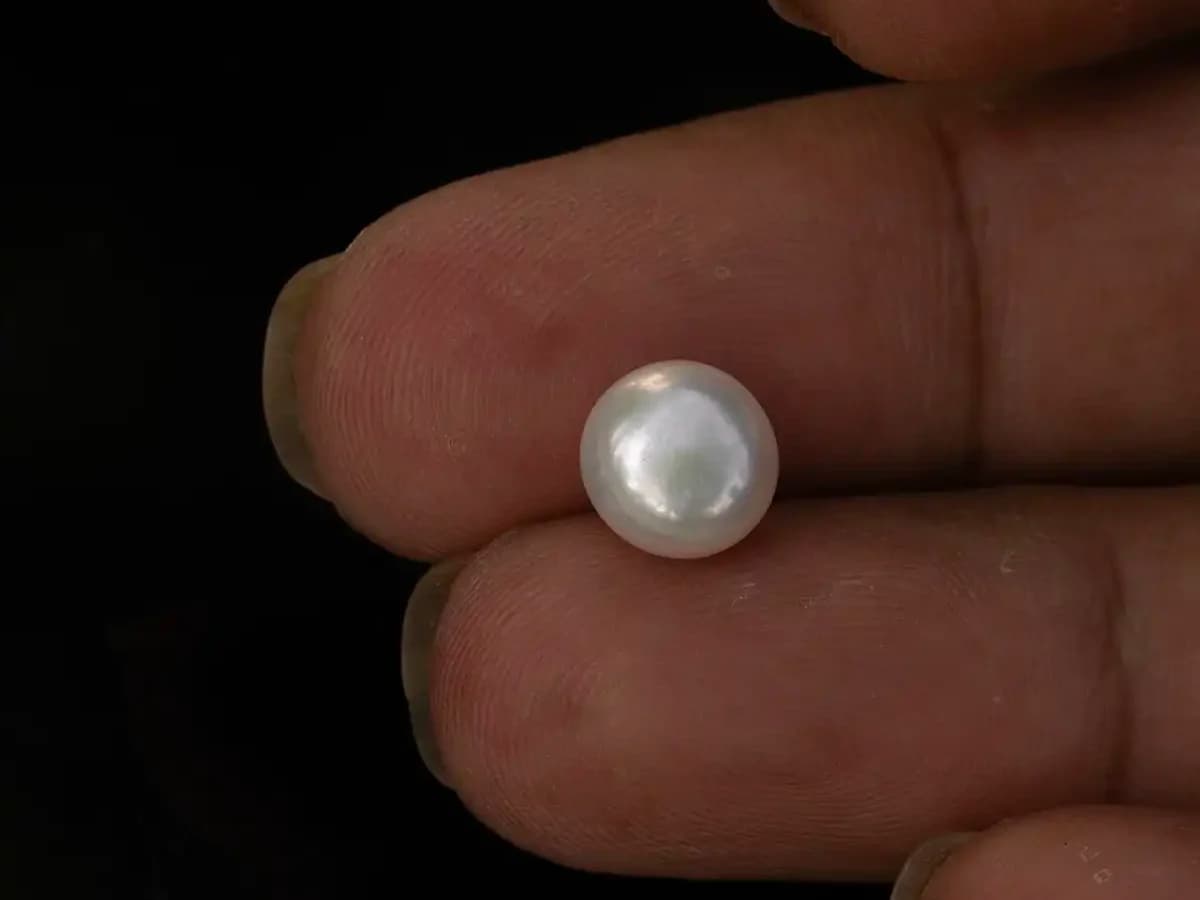 Cultured Pearl Stone (Moti Ratna) – 3.88 Carat (4.26 Ratti) - View #3