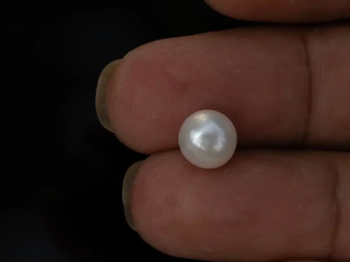 Cultured Pearl Stone (Moti Ratna) – 4.06 Carat (4.46 Ratti) - View #3
