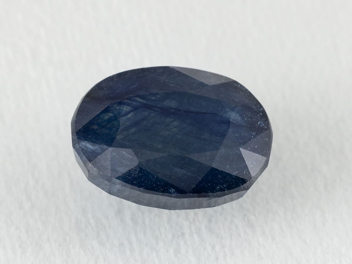 Bangkok Blue Sapphire (Neelam) 10.28 Carat (11.30 Ratti) — Oval Cut