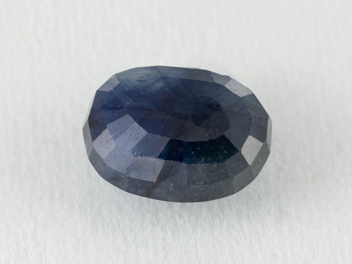 Bangkok Blue Sapphire (Neelam) 6.4 Carat (7.03 Ratti) — Oval Cut - View #3