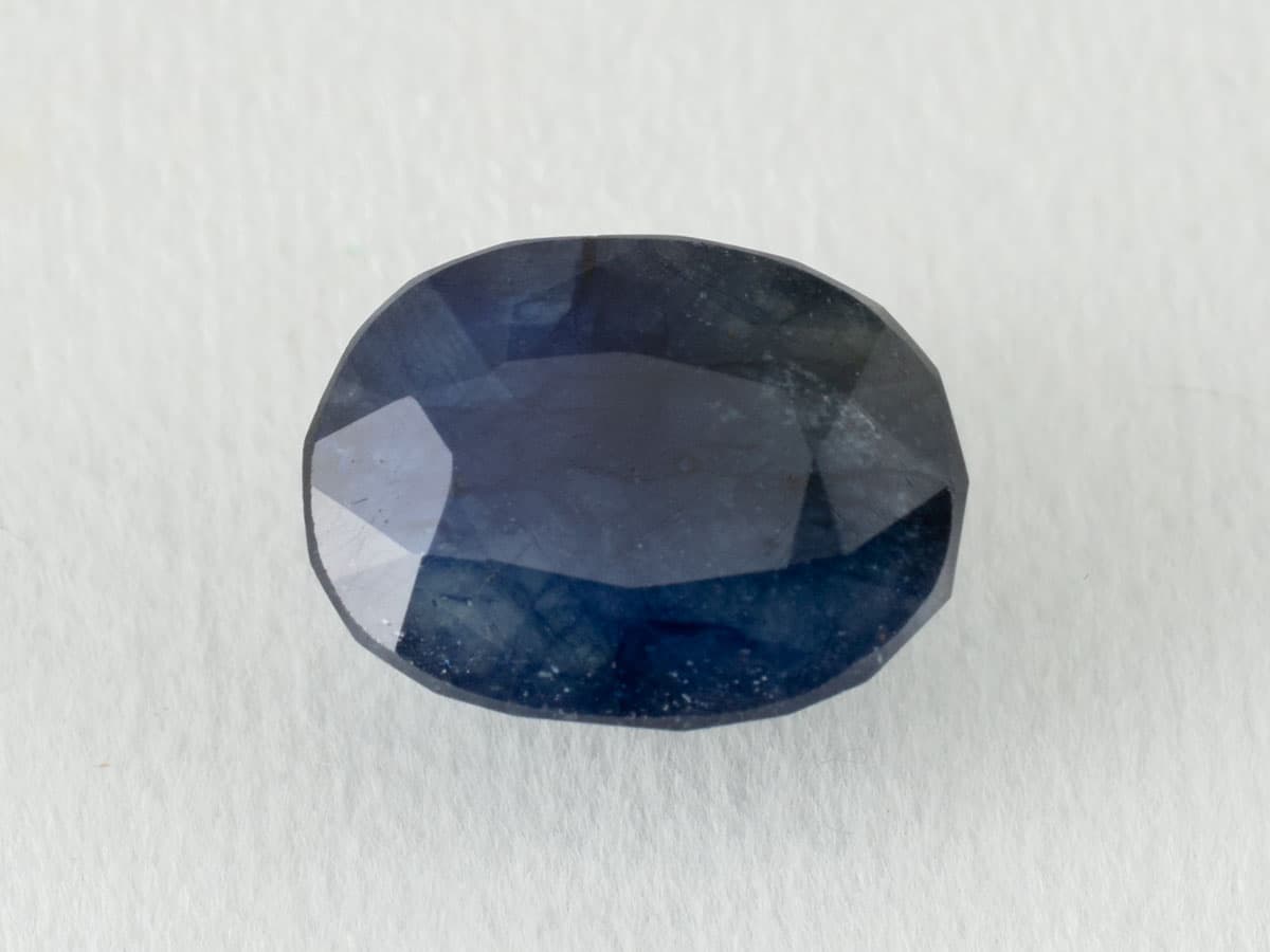 Bangkok Blue Sapphire (Neelam) 6.4 Carat (7.03 Ratti) — Oval Cut
