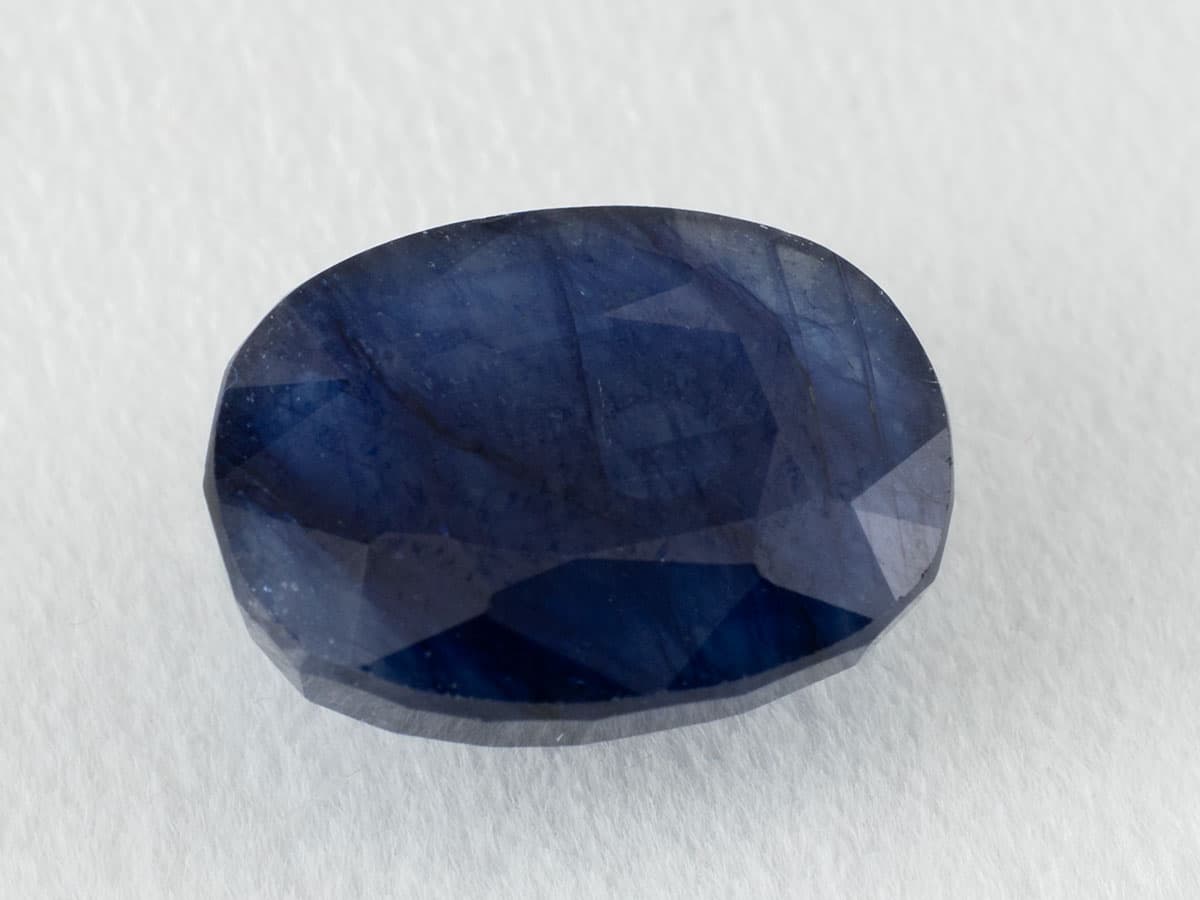 Bangkok Blue Sapphire (Neelam) 7.82 Carat (8.59 Ratti) — Oval Cut