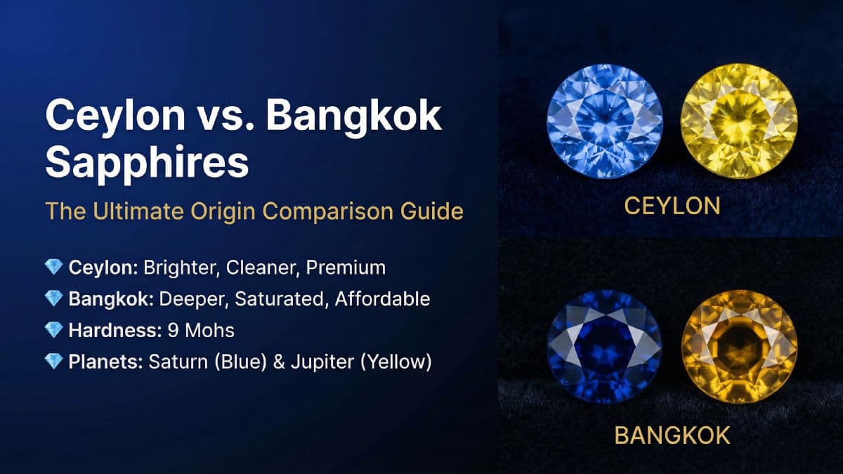 Ceylon Sapphires vs. Bangkok Sapphires: The Ultimate Comparison Guide
