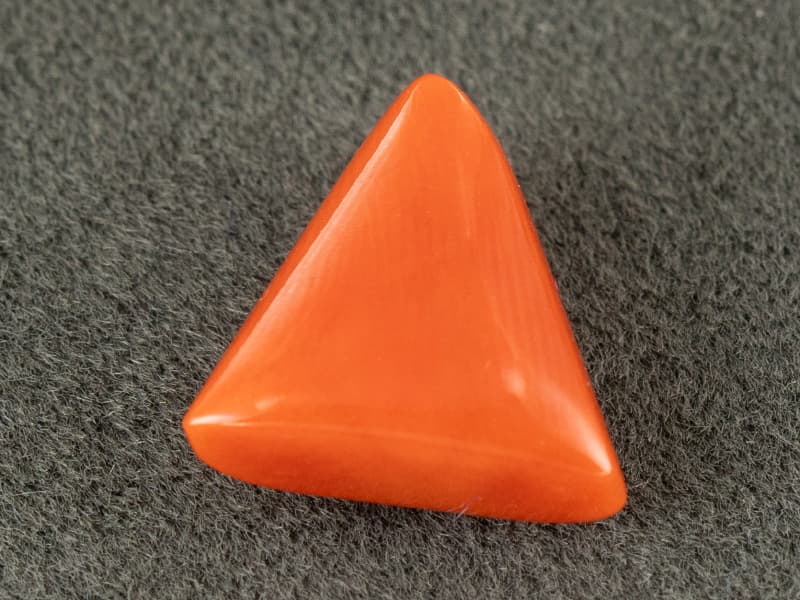 Italian Red Coral (Moonga) 4.38 Carat (4.81 Ratti) - View #1