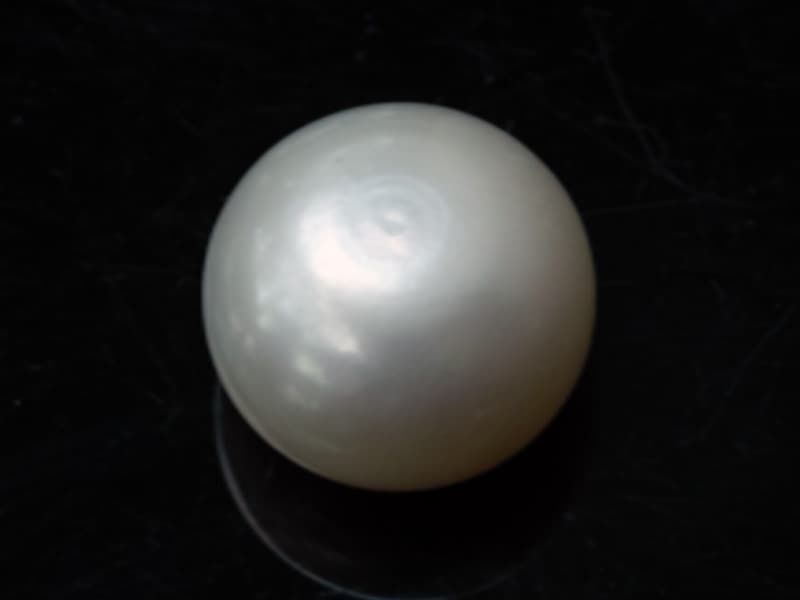 Cultured Pearl Stone (Moti Ratna) 5.86 Carat (6.44 Ratti) Round Shape - View #1