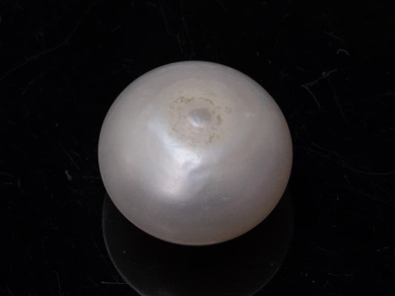 Cultured Pearl Stone (Moti Ratna) 8.60 Carat (9.45 Ratti) Round Shape - View #2