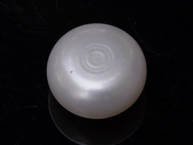 Cultured Pearl Stone (Moti Ratna) 8.70 Carat (9.56 Ratti) Round Shape - View #2