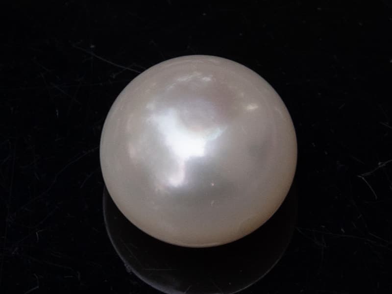 Cultured Pearl Stone (Moti Ratna) 9.40 Carat (10.33 Ratti) Round Shape - View #1