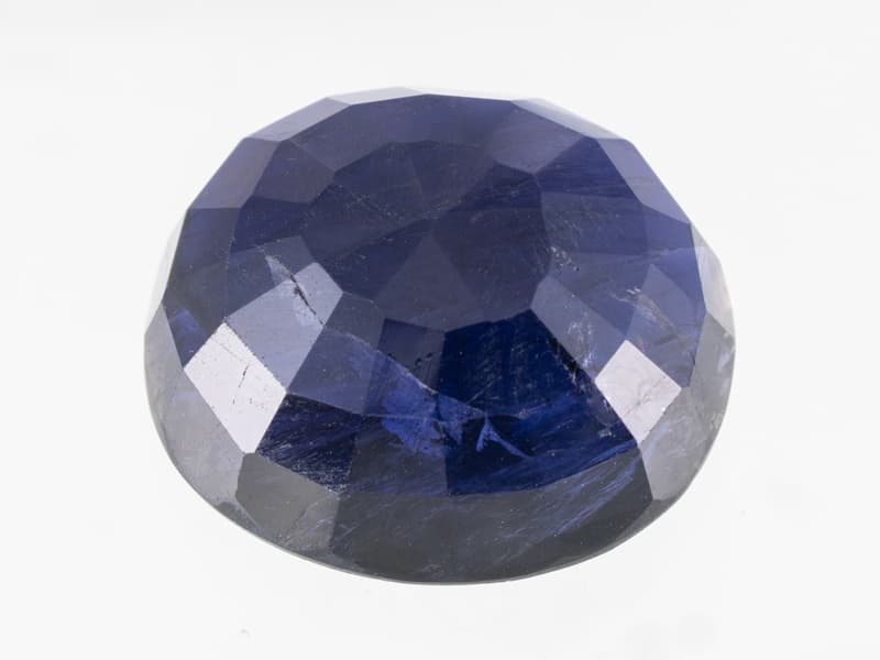 Iolite Stone (Kaka Neeli Stone) 12.65 Carat (13.90 Ratti) Oval Mix Cut - Certified Natural - View #3