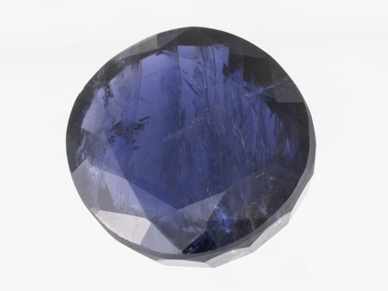 Iolite Stone (Kaka Neeli Stone) 12.65 Carat (13.90 Ratti) Oval Mix Cut - Certified Natural - View #2