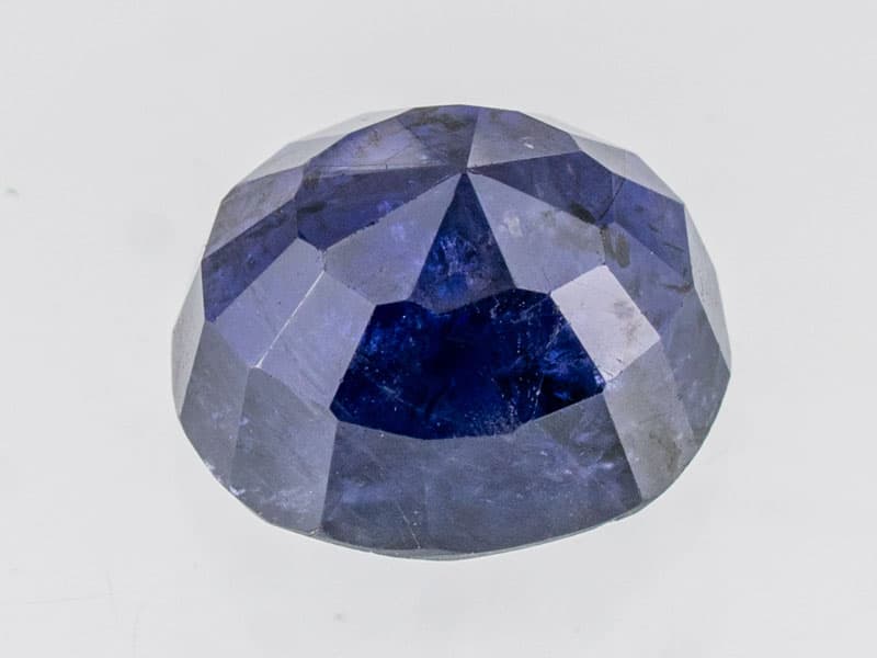 Iolite Stone (Kaka Neeli Stone) 5.29 Carat (5.81 Ratti) Oval Mix Cut - Certified Natural - View #3
