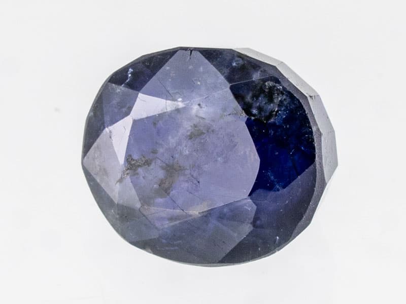 Iolite Stone (Kaka Neeli Stone) 5.29 Carat (5.81 Ratti) Oval Mix Cut - Certified Natural - View #2