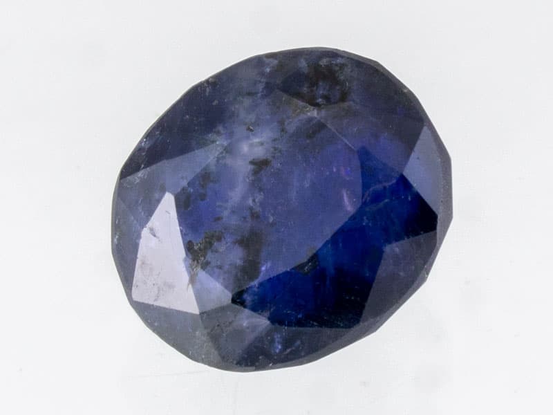 Iolite Stone (Kaka Neeli Stone) 5.29 Carat (5.81 Ratti) Oval Mix Cut - Certified Natural - View #1