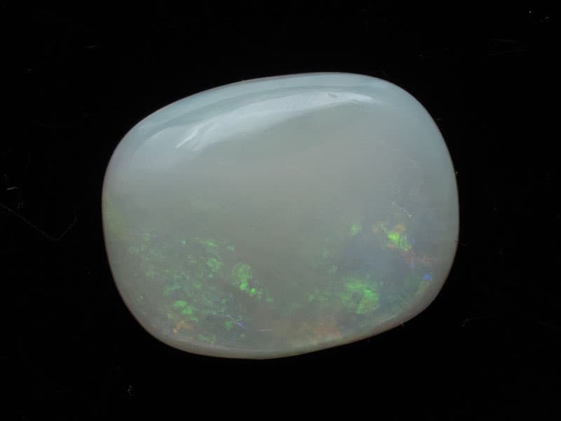 Australian White Opal (Doodhiya Patthar) 4.36 Carat (4.79 Ratti) — Rainbow Fire / Play-of-Colour