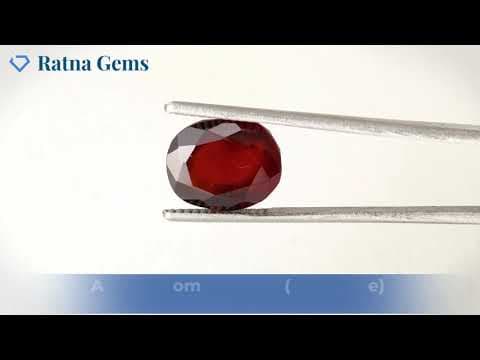Official video preview: African Gomed Stone 6.7 Carat (7.36 Ratti) Natural Certified Hessonite