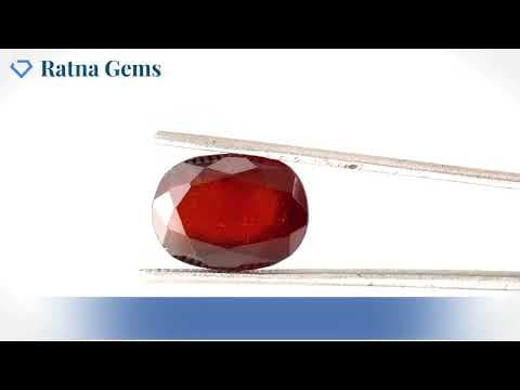 Official video preview: African Gomed Stone 8.75 Carat (9.62 Ratti) Natural Certified Hessonite