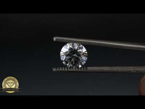 Official video preview: Moissanite 8mm — 1.75 Carat (1.92 Ratti) D Colour VVS1