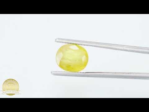Video preview: Natural Nigerian Yellow Sapphire – 4.50 Ratti (4.10 Carat) Pukhraj Stone