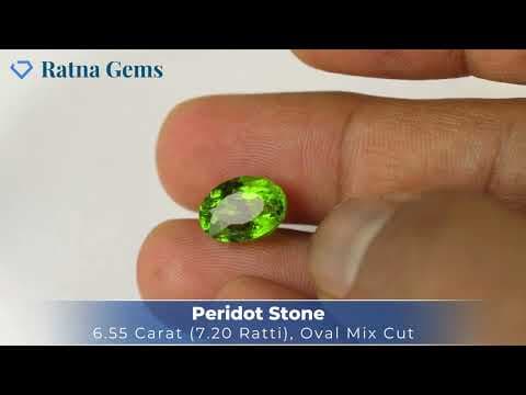 Official video preview: Peridot Stone 6.55 Carat (7.20 Ratti)