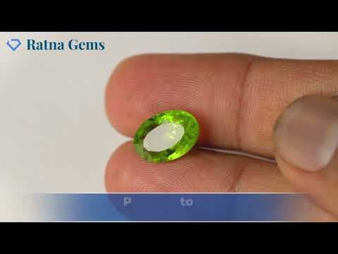 Video preview: Peridot Stone 5.94 Carat (6.53 Ratti)