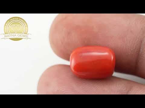 Official video preview: Moonga Stone 10.912 Ratti (9.930 Carat) - Red Coral