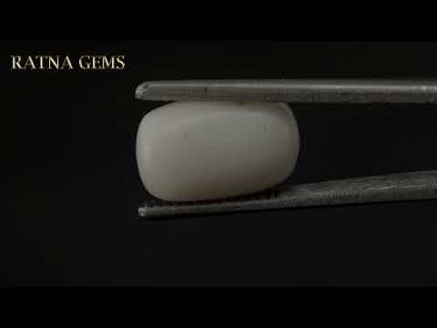 Official video preview: White Coral Stone 4.61 Ratti - 4.20 Carat Safed Moonga