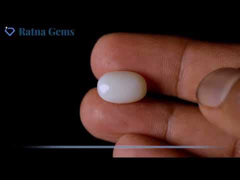 Official video preview: Australian Milky Opal (Doodhiya Patthar) 5.79 Carat (6.36 Ratti) — Solid White