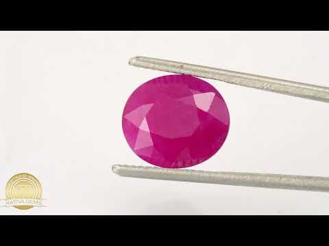 Official video preview: Mozambique Ruby Stone 6.49 Carat - 7.13 Ratti Manik Stone