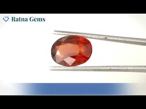 Official video preview: African Gomed Stone 6.65 Carat (7.31 Ratti) Natural Certified Hessonite