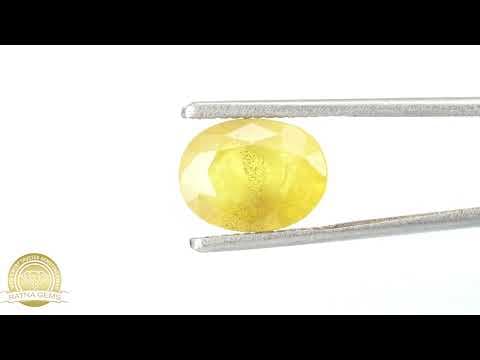 Official video preview: Natural Pukhraj Stone 5.16 Ratti (4.70 Carat) Yellow Sapphire - Nigerian