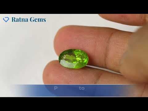 Video preview: Peridot Stone 6.63 Carat (7.29 Ratti)