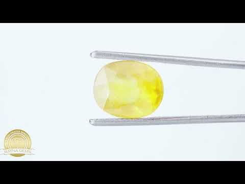 Official video preview: Bangkok Pukhraj Stone 5.62 Carat (6.18 Ratti) - Yellow Sapphire