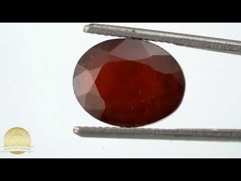 Video preview: Gomed Stone 6.99 Ratti (6.36 Carat) – Hessonite Stone