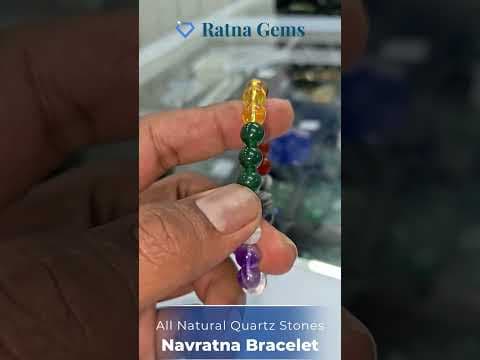 Official video preview: Navratna Bracelet — Certified Multicolor Quartz