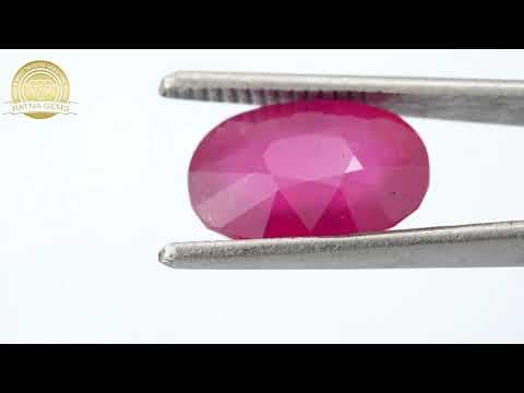 Official video preview: Manik Stone 8.26 Ratti - 7.52 Carat Ruby Stone - Bangkok A1
