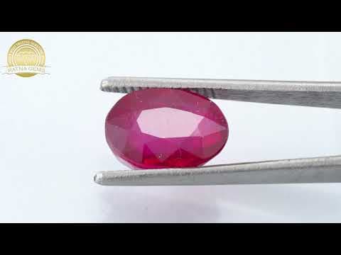 Official video preview: Manik Stone 7.75 Ratti - 7.05 Carat Ruby Stone - Bangkok A1