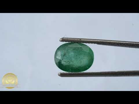 Video preview: Zambian Emerald 3.20 Carat (3.52 Ratti) Panna Stone