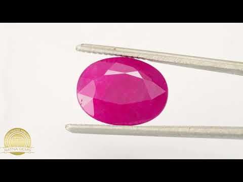 Official video preview: Mozambique Ruby Stone 7.18 Carat - 7.89 Ratti Manik Stone