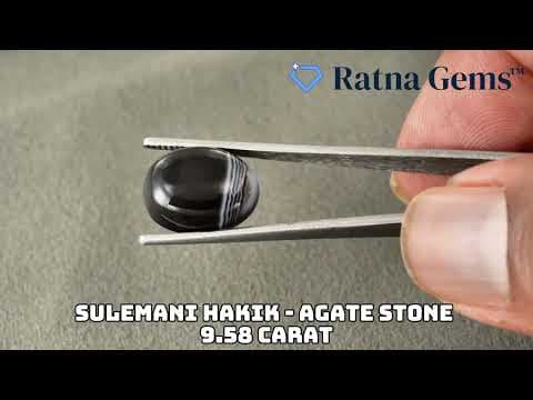 Official video preview: Natural Sulemani Hakik (Agate Stone) 9.58 Carat (10.53 Ratti)