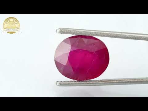 Official video preview: Manik Stone 8.00 Ratti - 7.28 Carat Ruby Stone - Bangkok A1