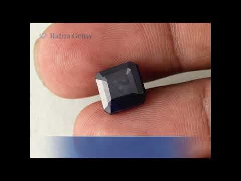 Official video preview: Bangkok Blue Sapphire (Neelam) 5.35 Carat (5.88 Ratti) — Square Cut